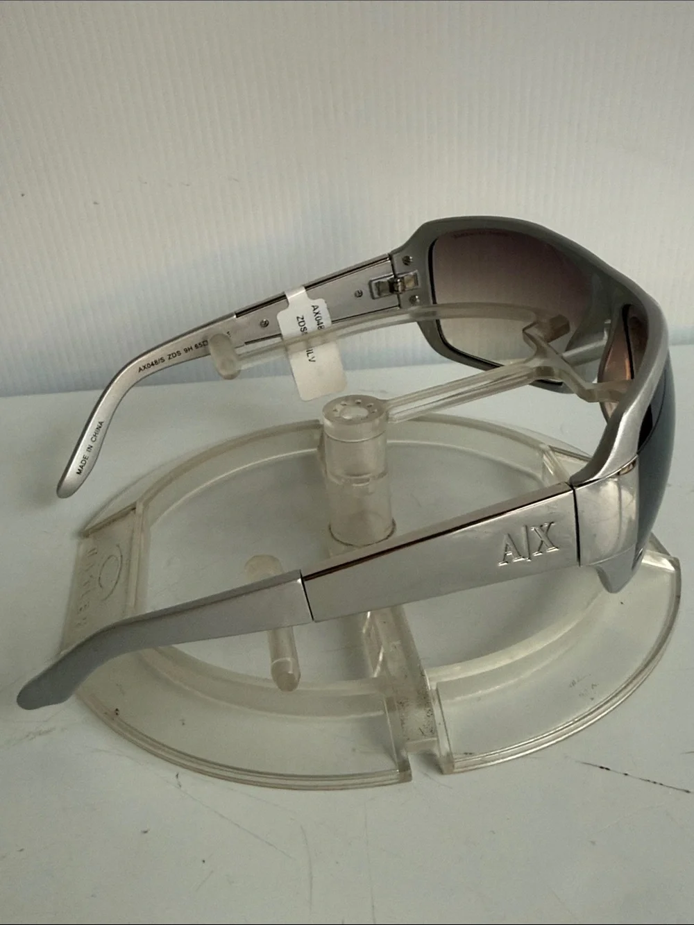 NEW ARMANI EXCHANGE AX048/S Silver Sunglasses NEW WITHOUT TAGS